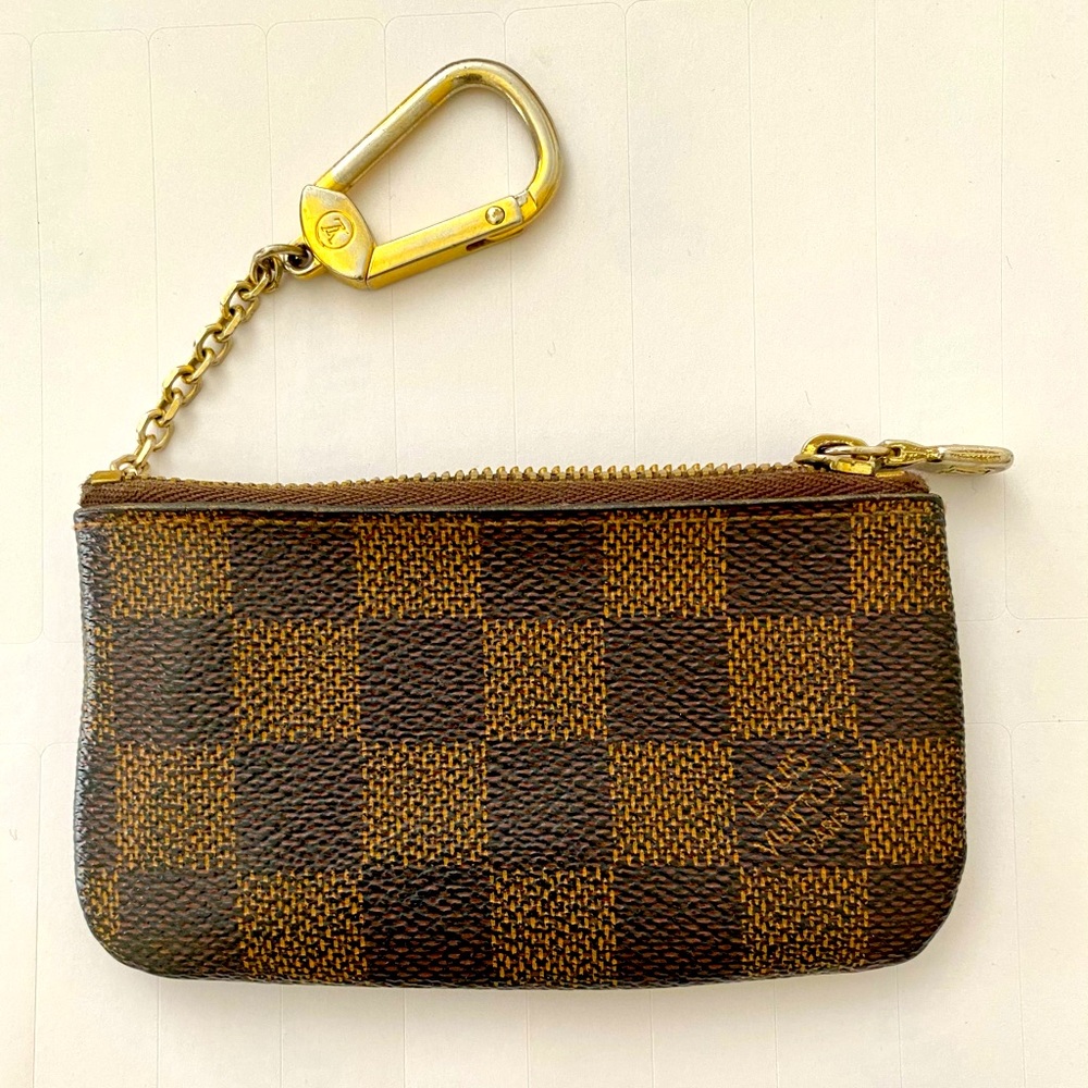 Authentic Louis Vuitton keychain card case